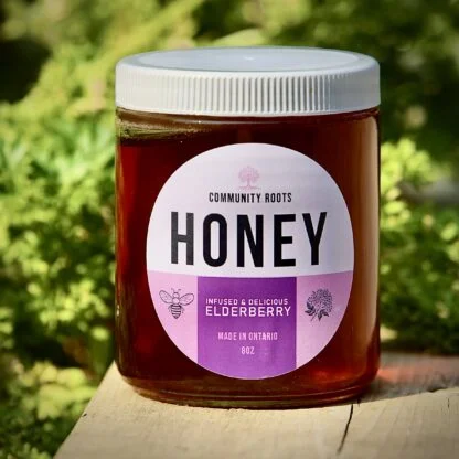 Elderberry Infused Honey - 8oz